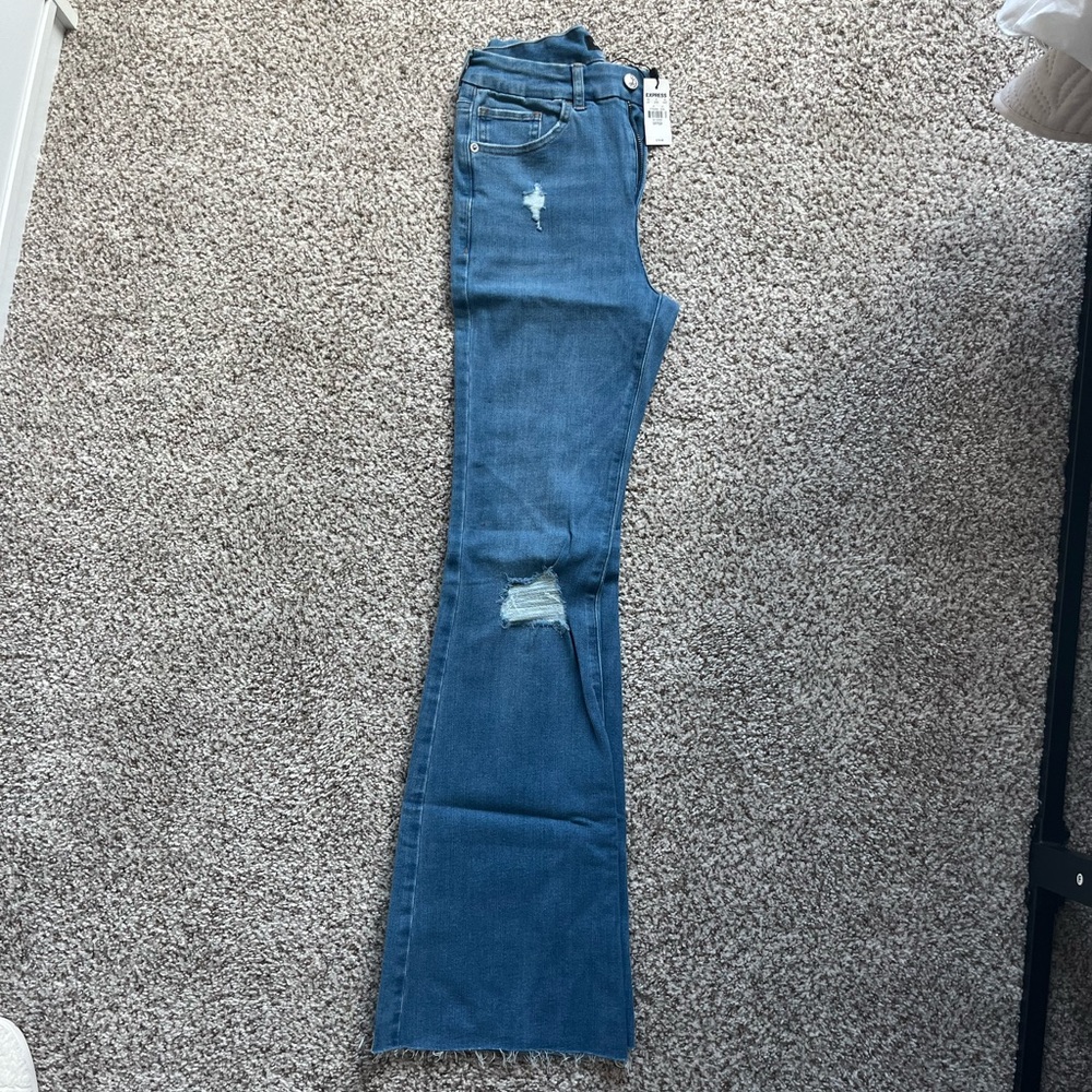 Express jeans, medium wash, new with tags